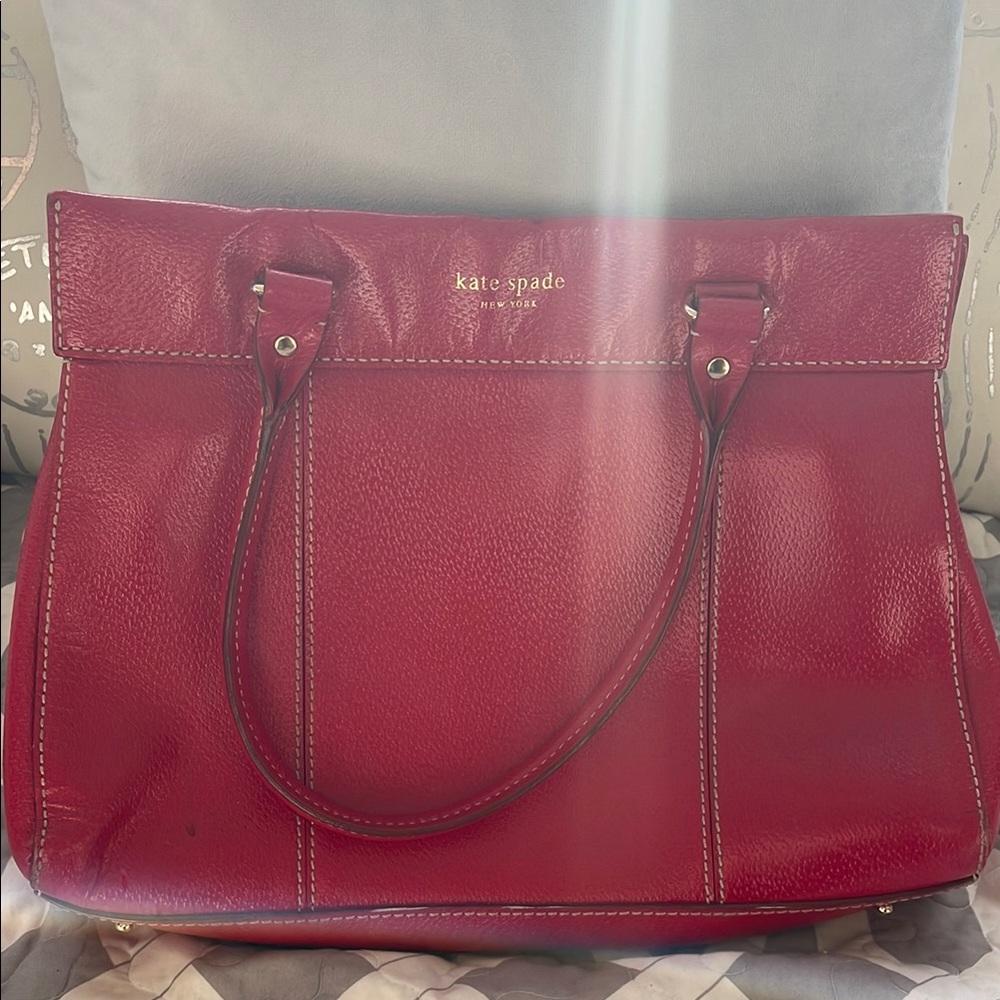 Kate Spade Red Tote Bag